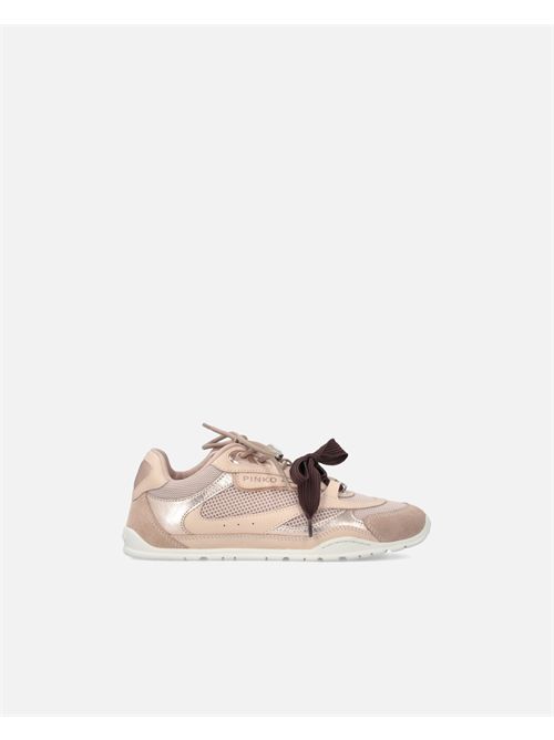 Sneakers con lacci doppi e applicazioni gioiello PINKO | SS0185P020P26